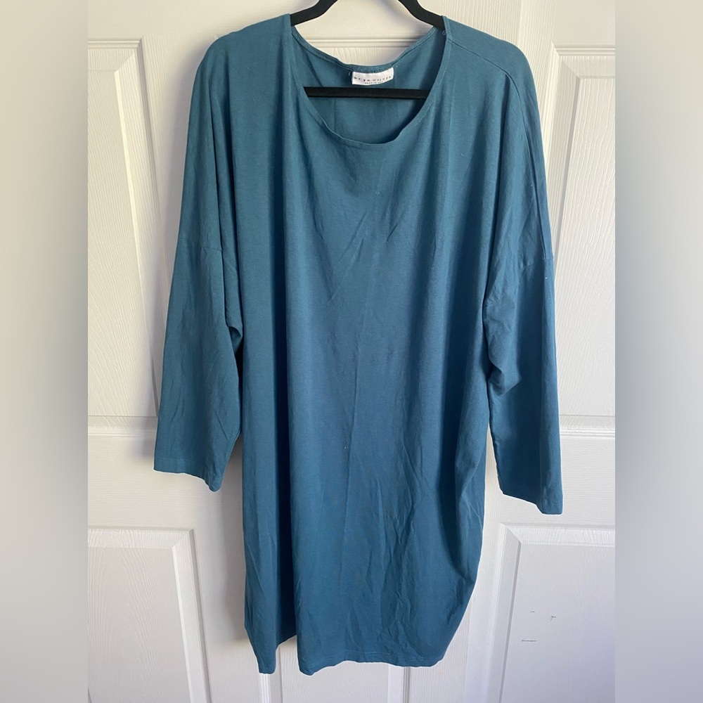 Bryn Walker Organic Cotton/Bamboo/Spandex Blend Alanna Tunic Dress Plus Size - Picture 2 of 13
